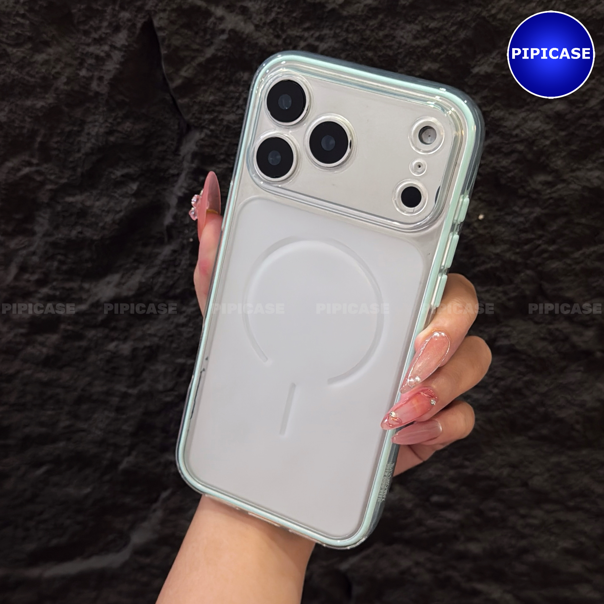 Ốp Lưng iPhone 17 Pro Max - Lucye - Xanh Mint