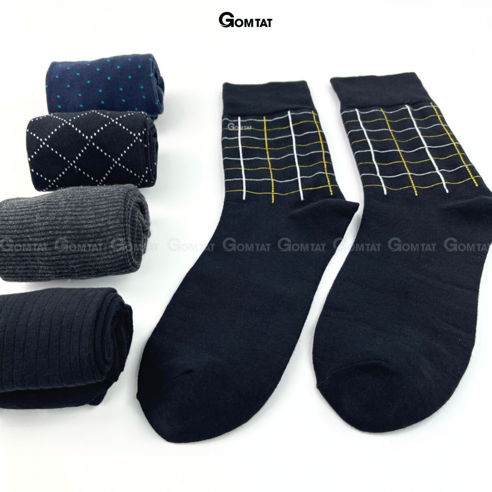Combo tất giày tây họa tiết LUX-MIX-CB_thumbnail_3