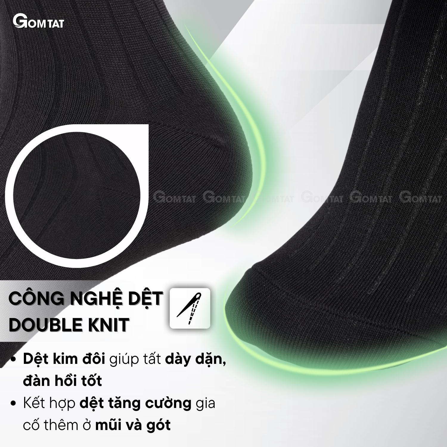 [MODAL PREMIUM] Hộp 5 đôi tất nam đi giày tây GOMTAT, chất liệu sợi Modal gỗ sồi cao cấp kháng khuẩn - STA-5012_thumbnail_6