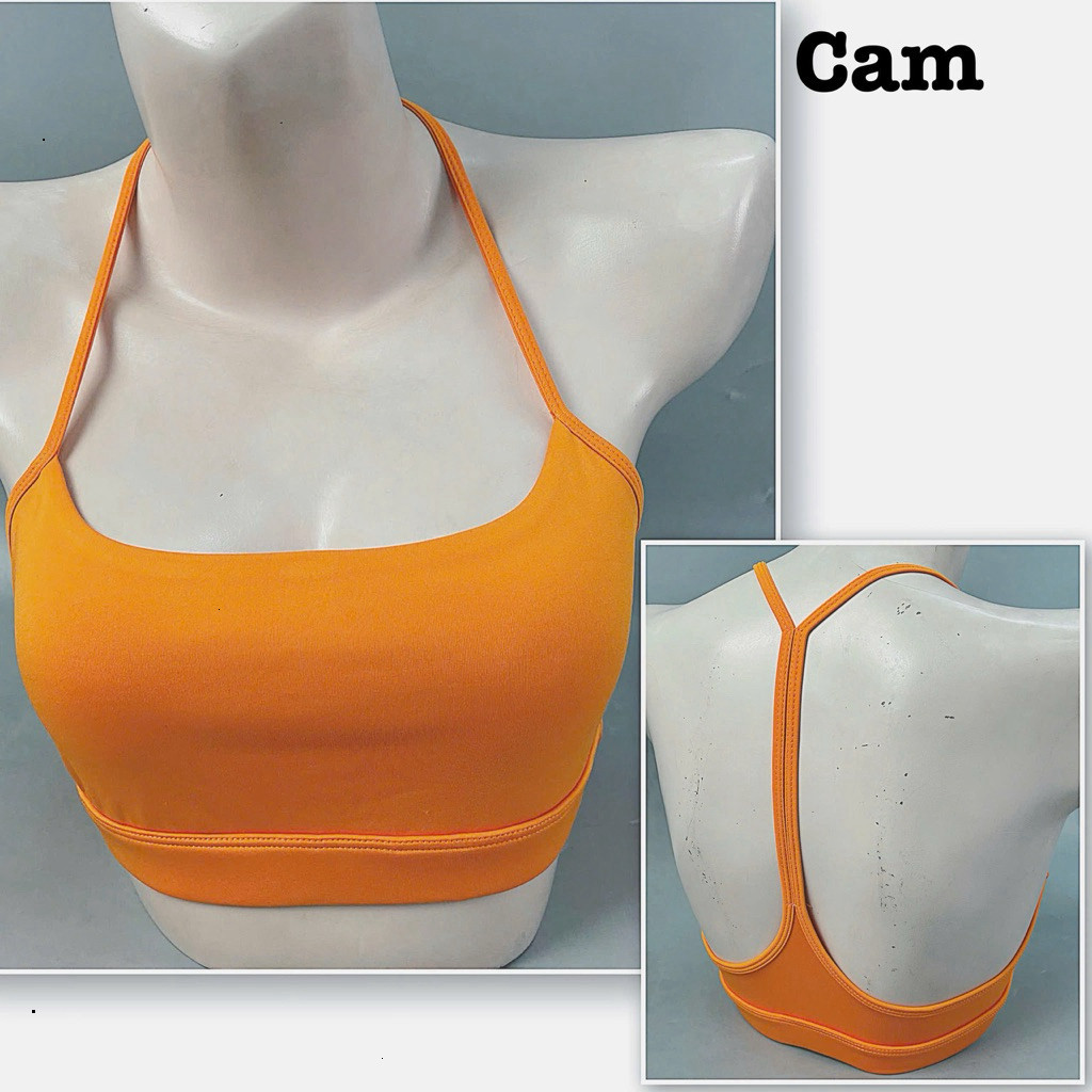 Yumii Sportswear Áo Lót Thể Thao Tập Gym Tập Yoga Nữ Áo Bra Hai Dây Chữ T Không Gọng Mềm Mịn Vải Co Dãn Sẵn Mút_thumbnail_2