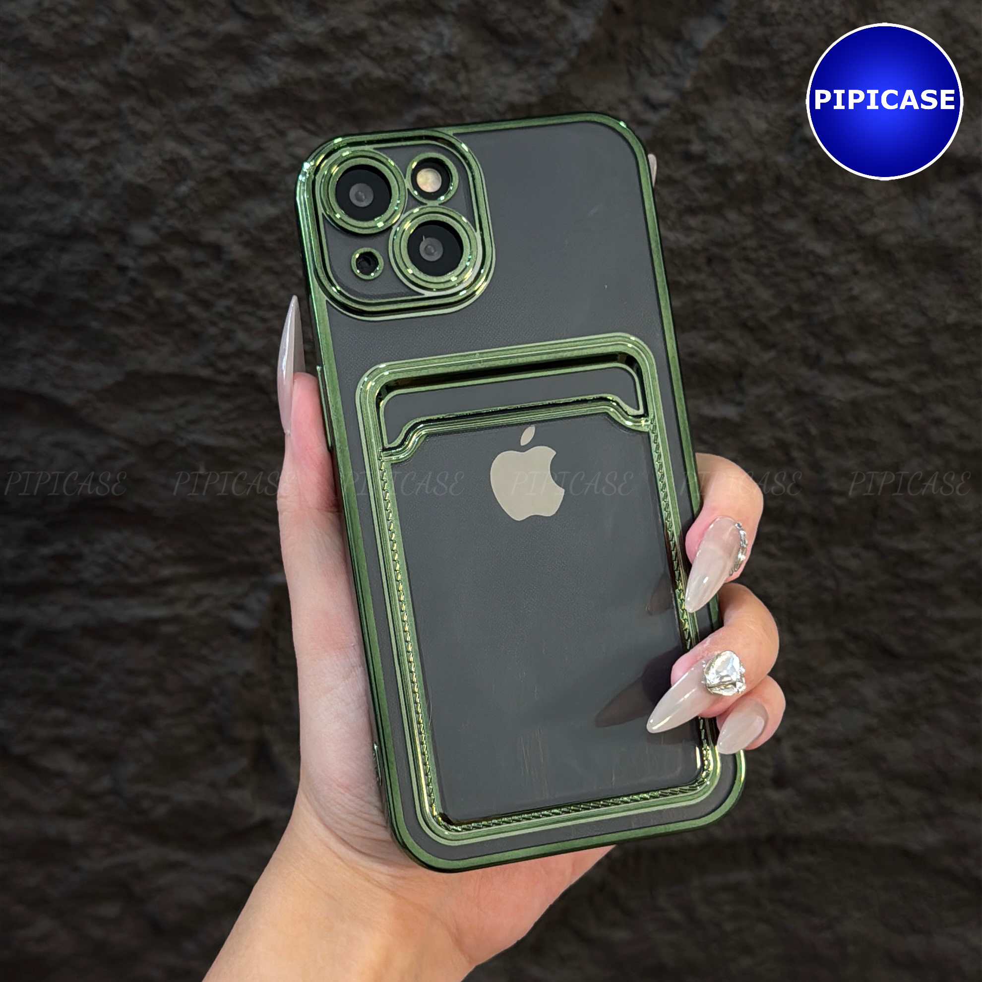 Ốp Lưng iPhone 14 - Ốp Thẻ - Xanh Lá_thumbnail_9