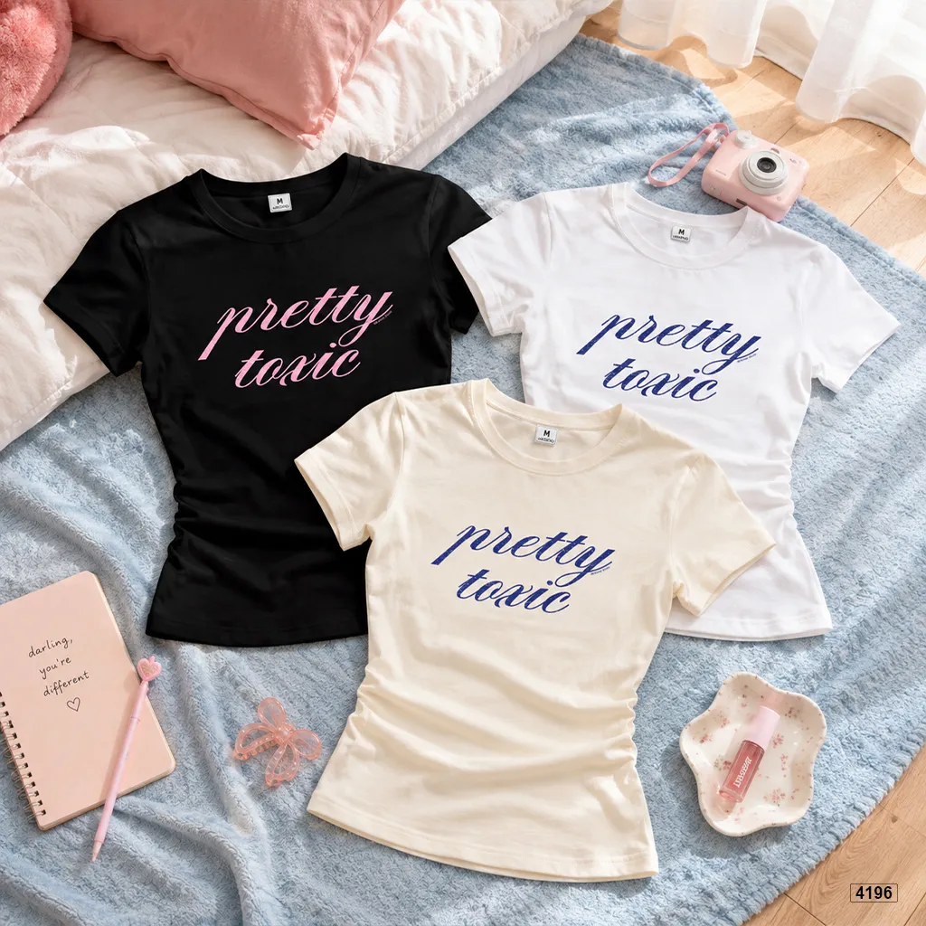 Áo thun babytee nữ form ôm tôn body Pretty girl Beezy 4196_thumbnail_7