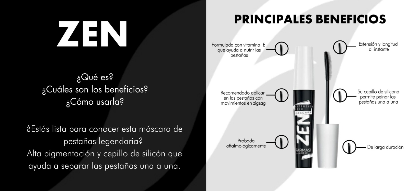 Máscara de Extensiones de Pestañas Zen