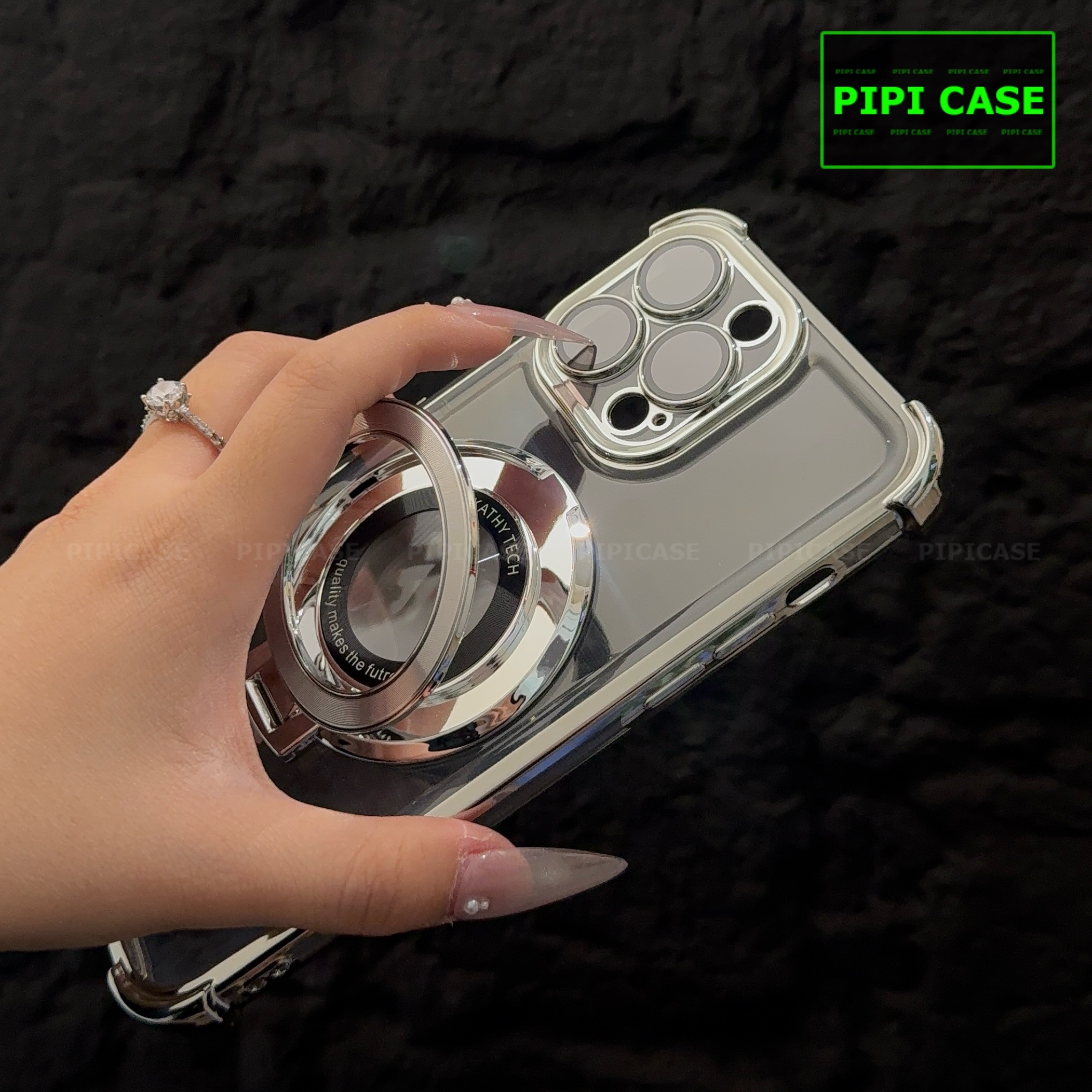 Ốp Lưng iPhone 14 Pro - Ven - Bạc_thumbnail_13