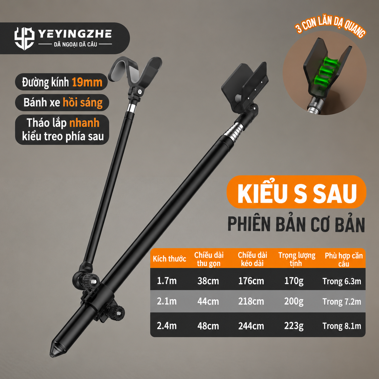Gác Cần Câu Tốc Độ Rút Gọn YEVIAZHE_thumbnail_1