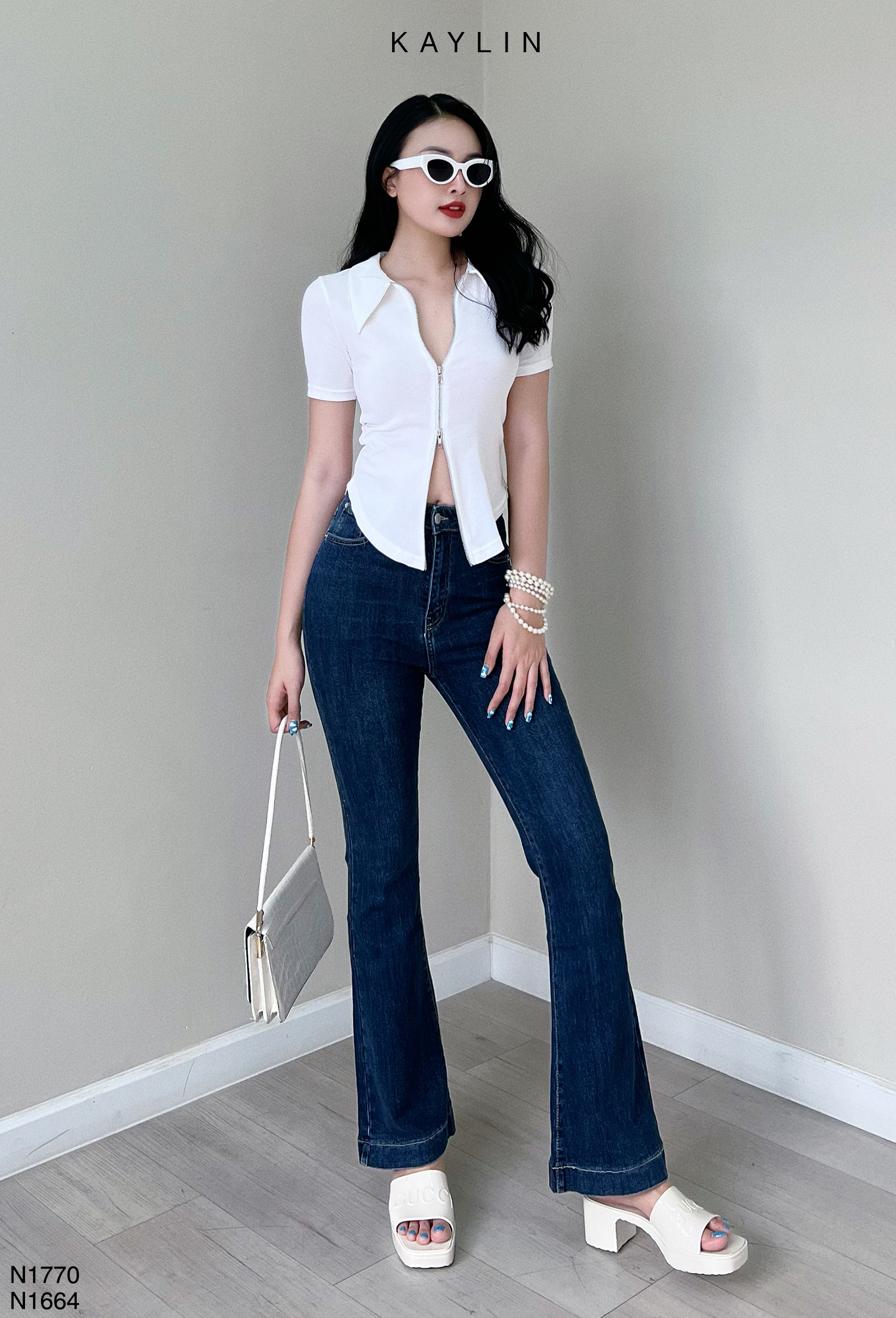 Áo dây kéo 2 đầu