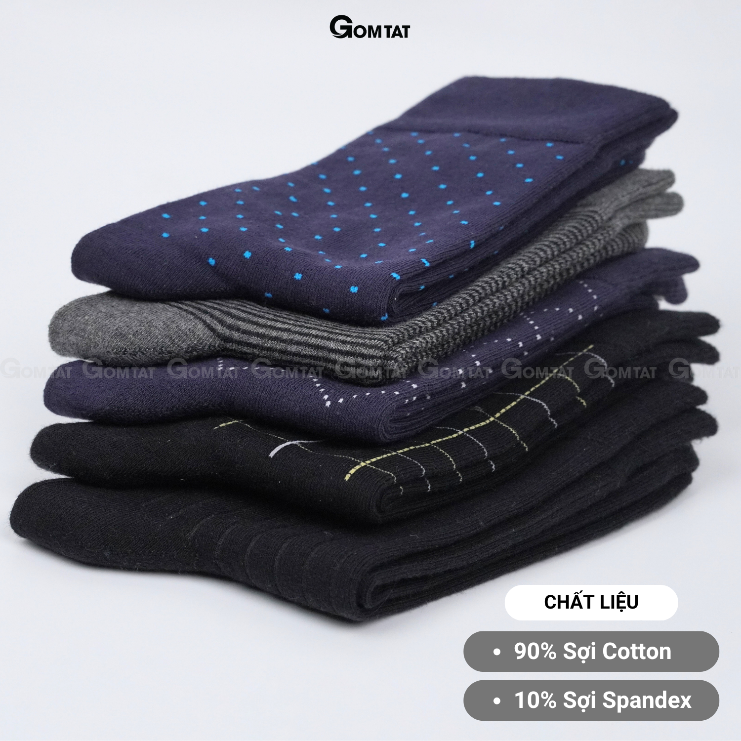 Combo tất giày tây họa tiết LUX-MIX-CB_thumbnail_13