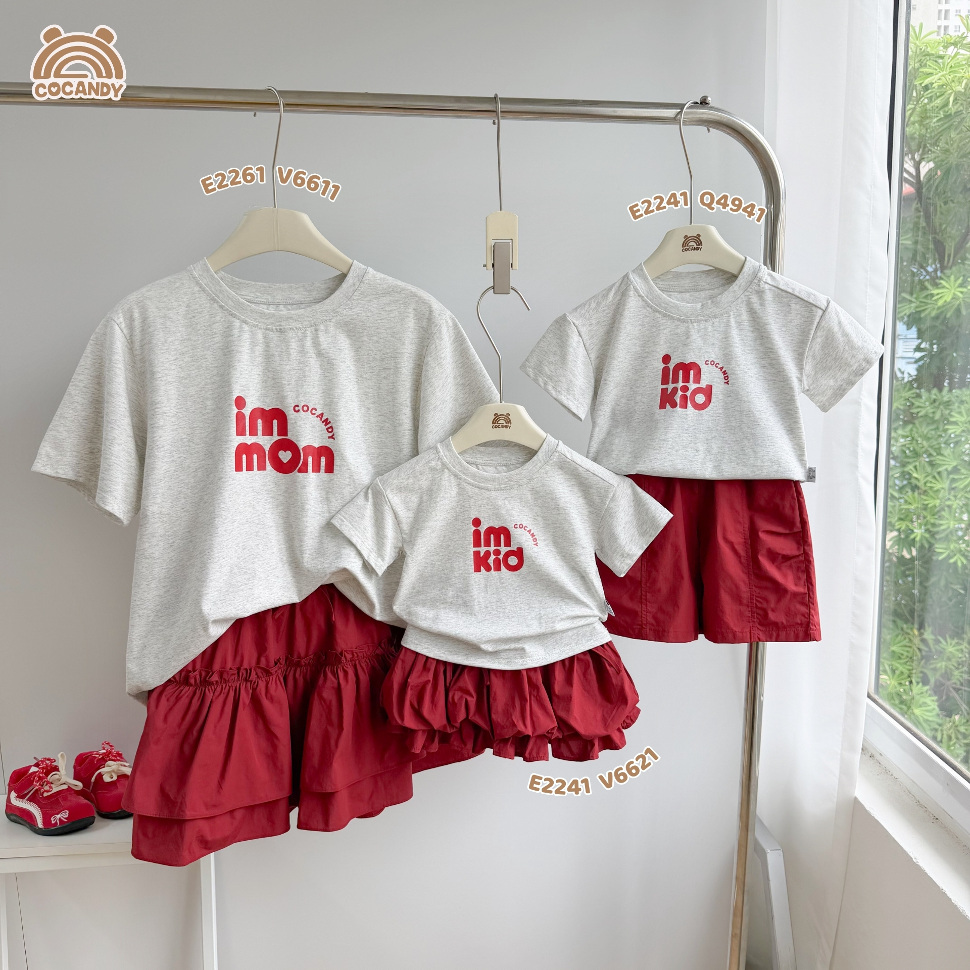 Áo cộc cotton XÁM 