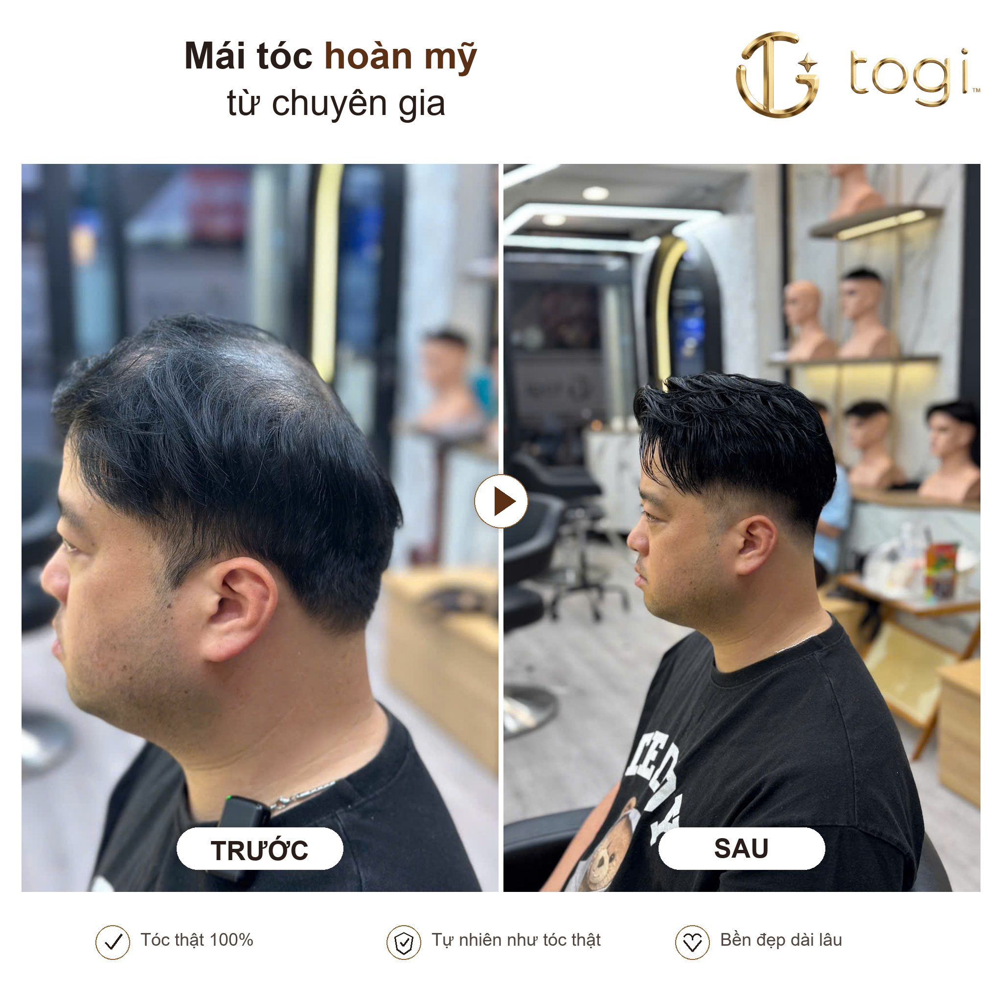 Togi65 góc nghiêng nhìn gần