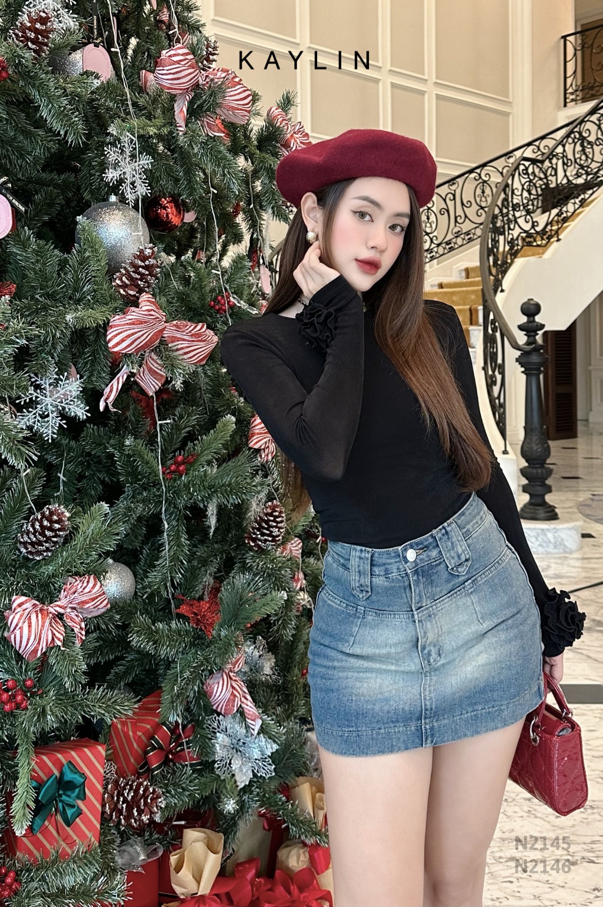 Chân Váy Jean Ngắn KAYLIN