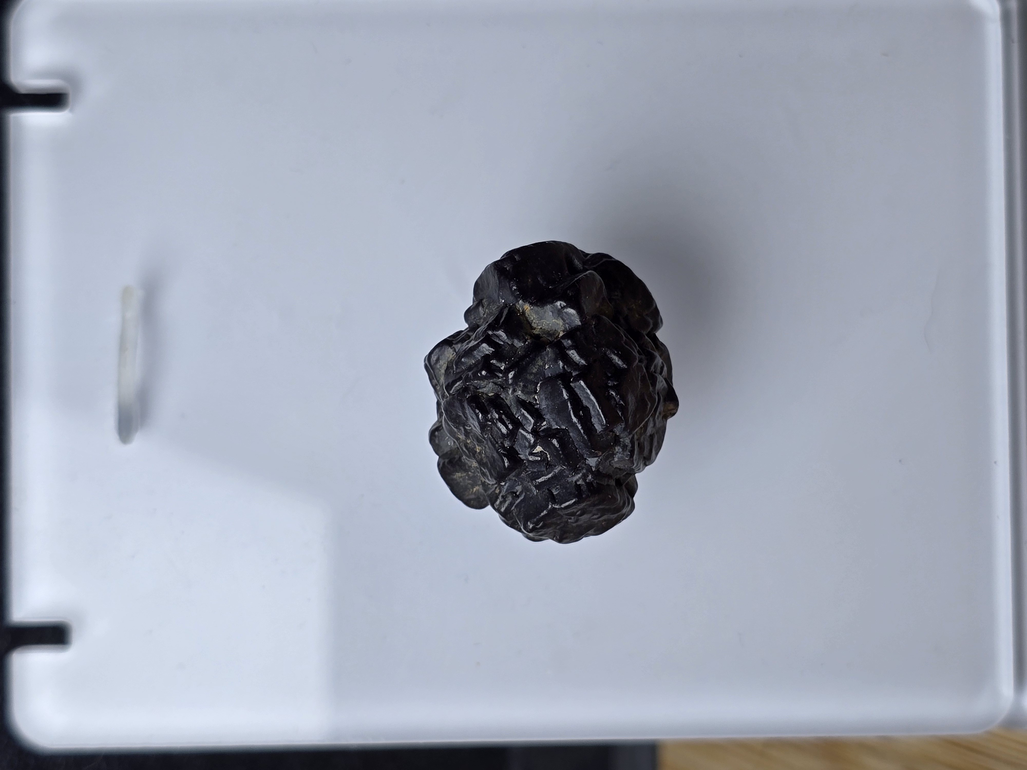 Hạt Đá Tiên Tri Prophecy Stone có xỏ lỗ xuyên - xuất xứ khu vực sa mạc Sahara, Ai Cập Size ~2cm_thumbnail_2