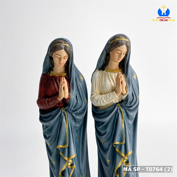 Tượng Đức Mẹ vô nhiễm 15cm vẽ tay_thumbnail_1