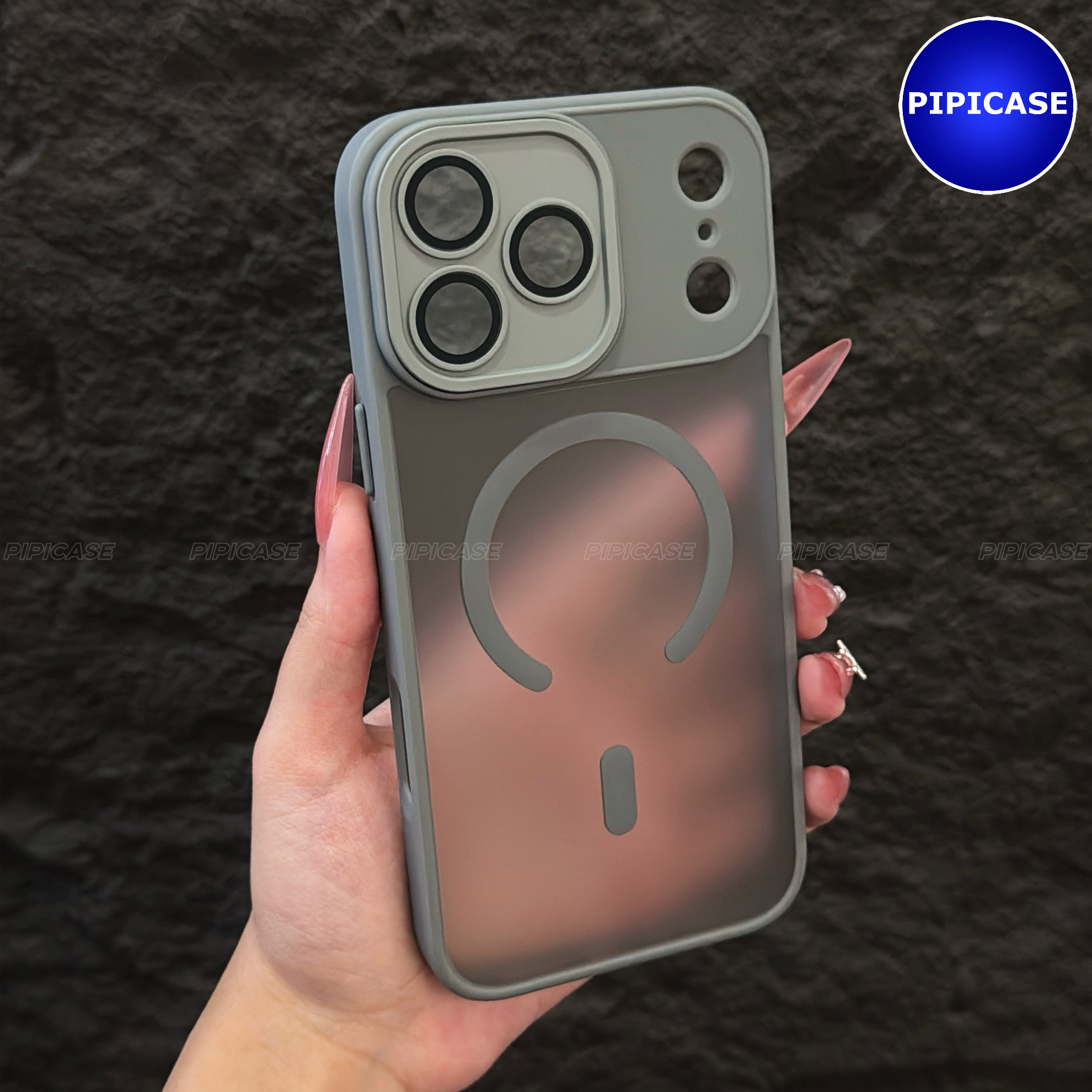 Ốp Lưng iPhone 17 Pro Max - Kao - Xám_thumbnail_6
