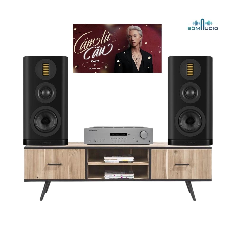 Combo Amply CAMBRIDGE AUDIO AXR100 + Loa Bookshelf WHARFEDALE EVO 5.2 - CAW14_thumbnail_1