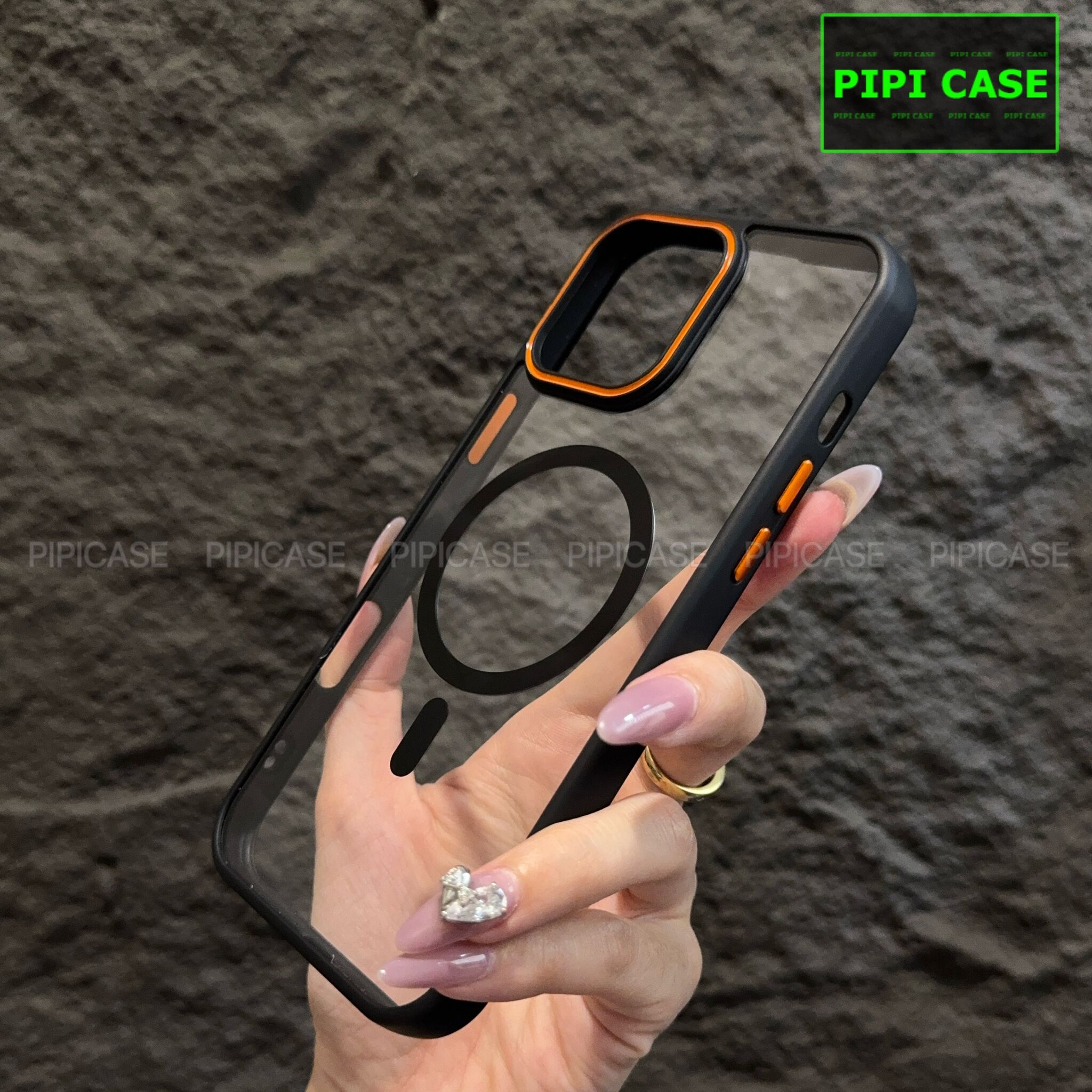 Ốp Lưng iPhone 16 Pro - KM Color - Đen_thumbnail_1