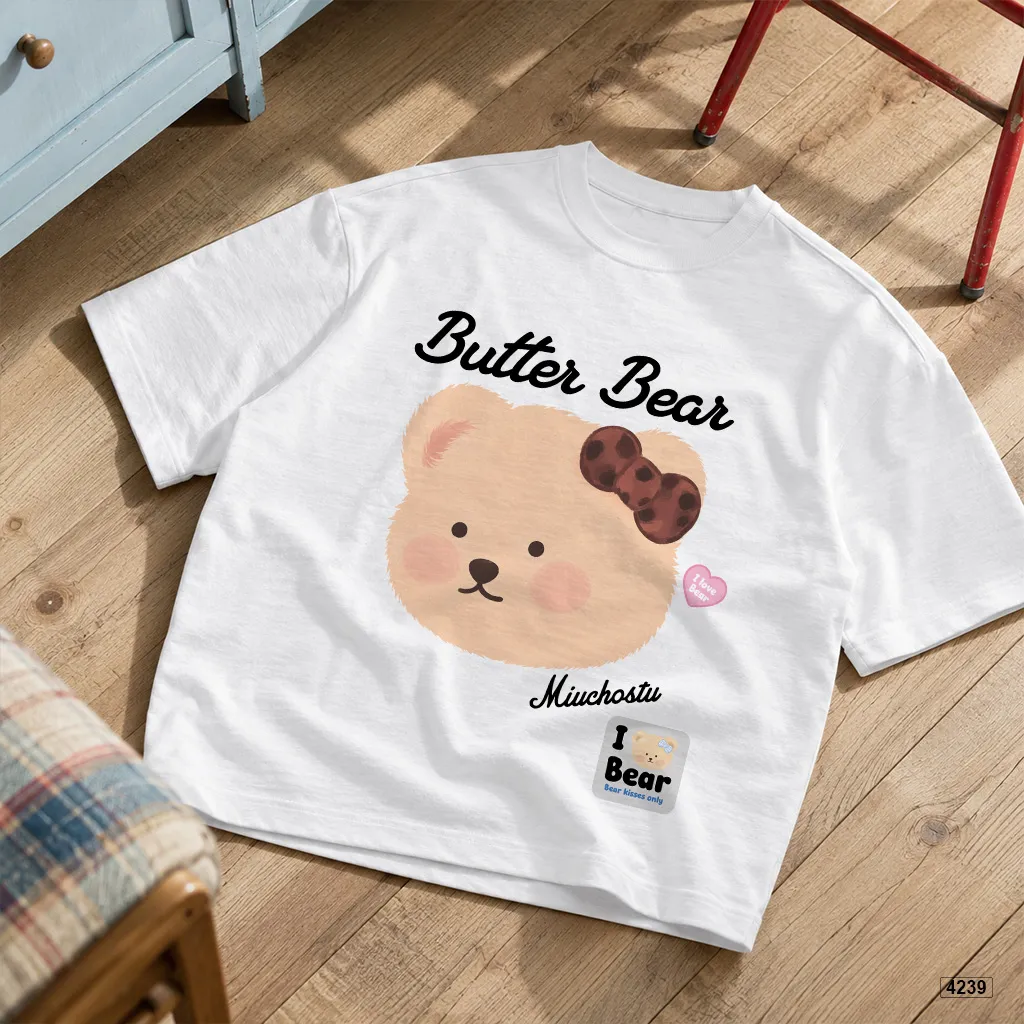 Áo thun nữ form boxy chất vải xước Butter Bear Miucho 4239_thumbnail_7