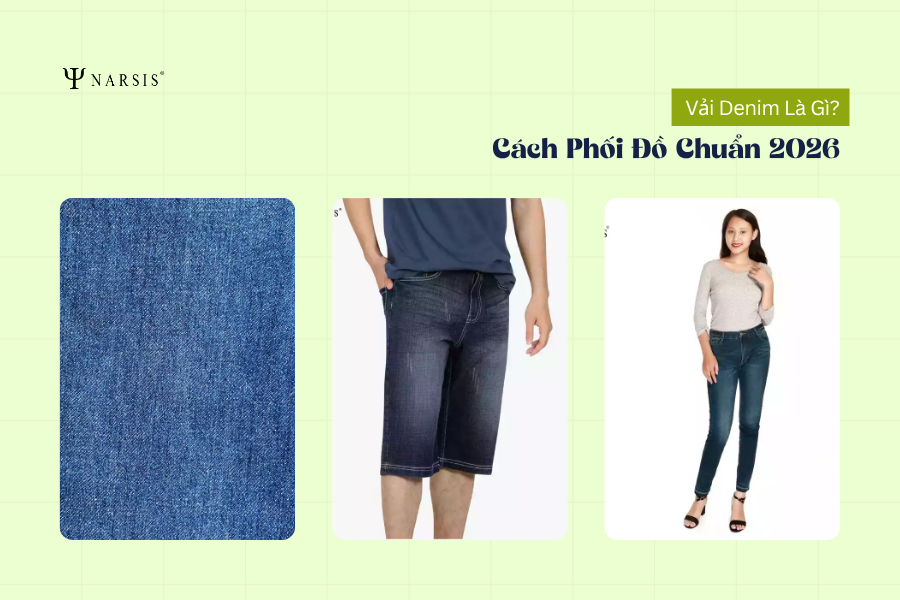 Vải Denim Là Gì? Đặc Điểm, Phân Loại Và Cách Phối Đồ Chuẩn 2026
