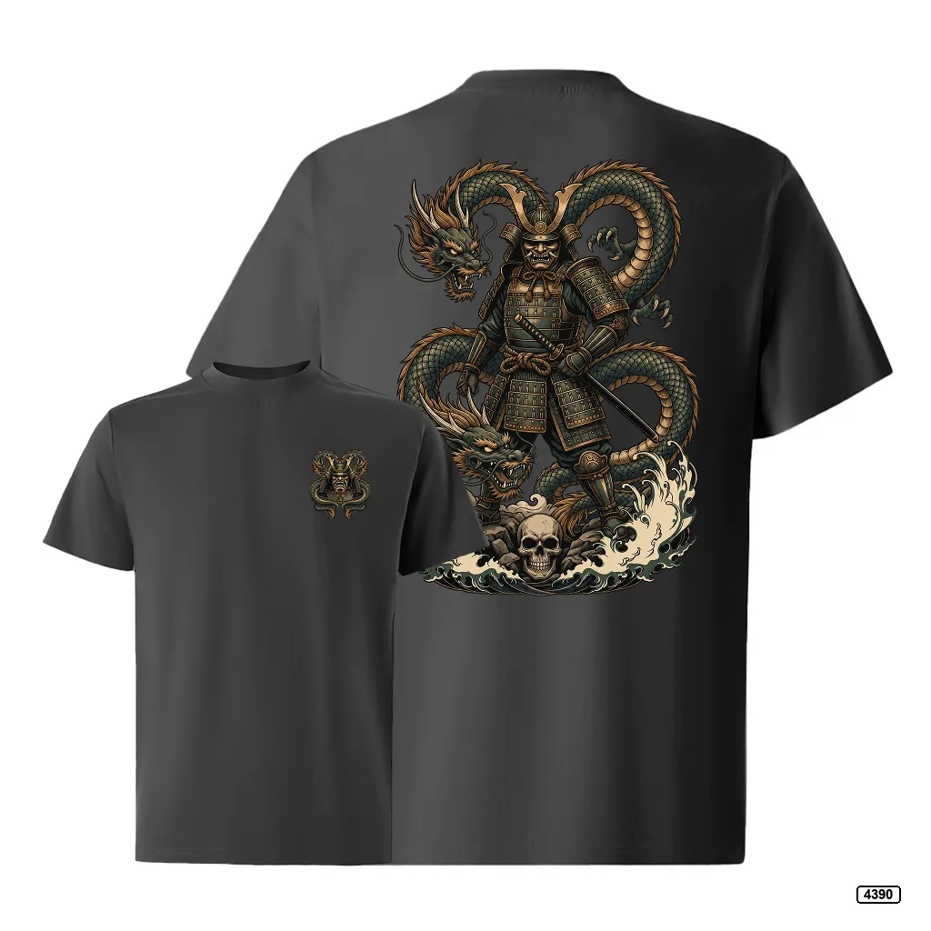 Áo thun nam samurai serpent form rộng TeePrint 4390_thumbnail_14