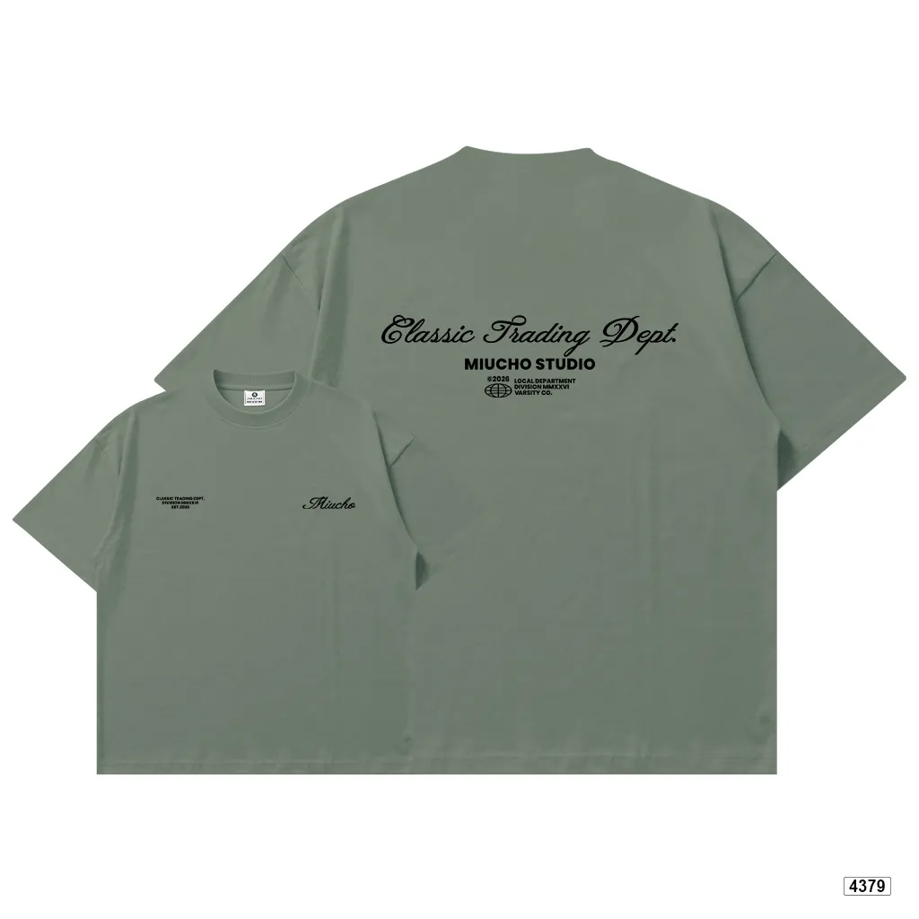 Áo thun unisex classic trading dept form boxy Miucho 4379_thumbnail_16