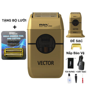Máy Cạo Râu MRDPRO ZB-999 – Vàng – Êm Ái, Cạo Sát, Chuẩn Phong Cách Nam Tính