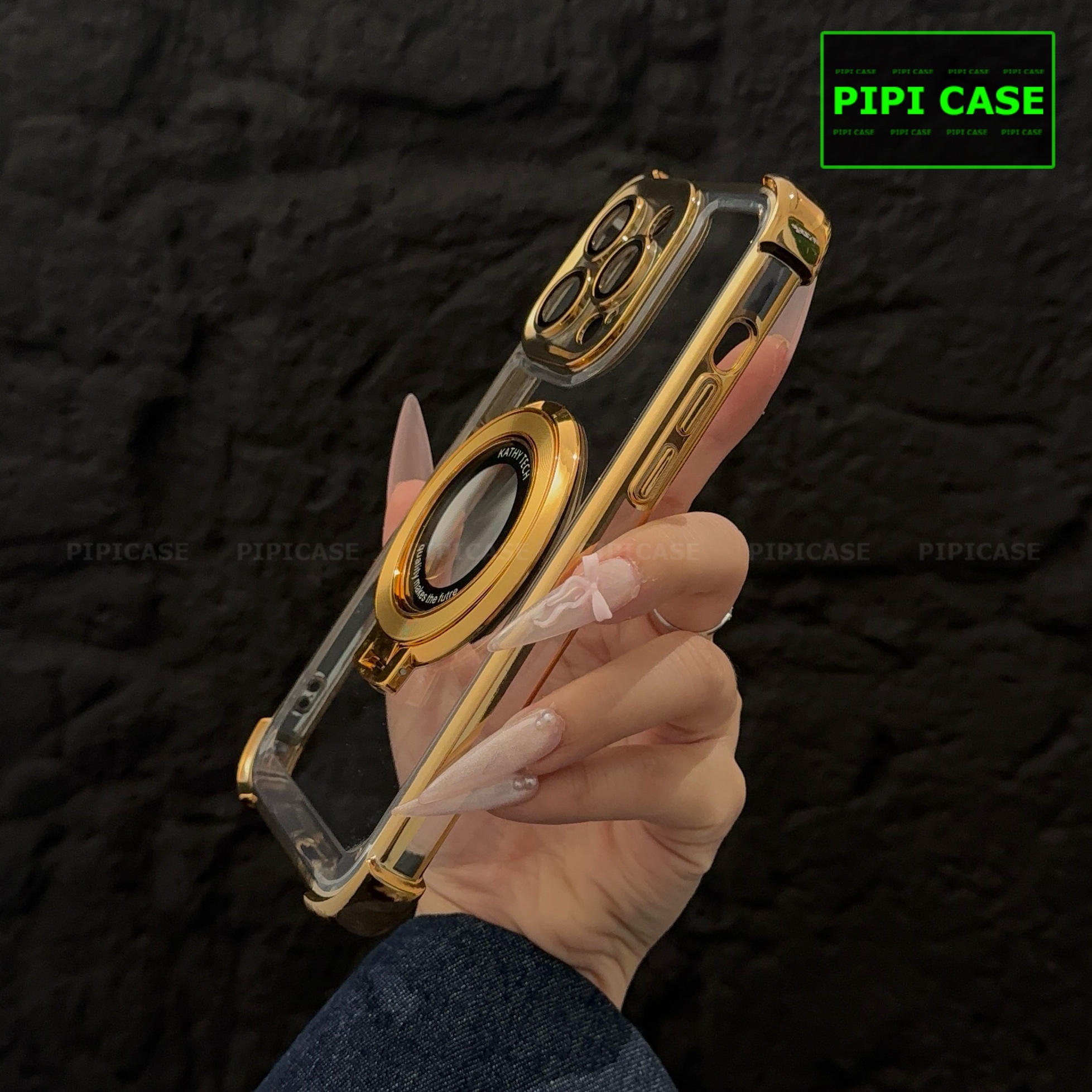 Ốp Lưng iPhone 15 Pro - Ven - Vàng_thumbnail_4
