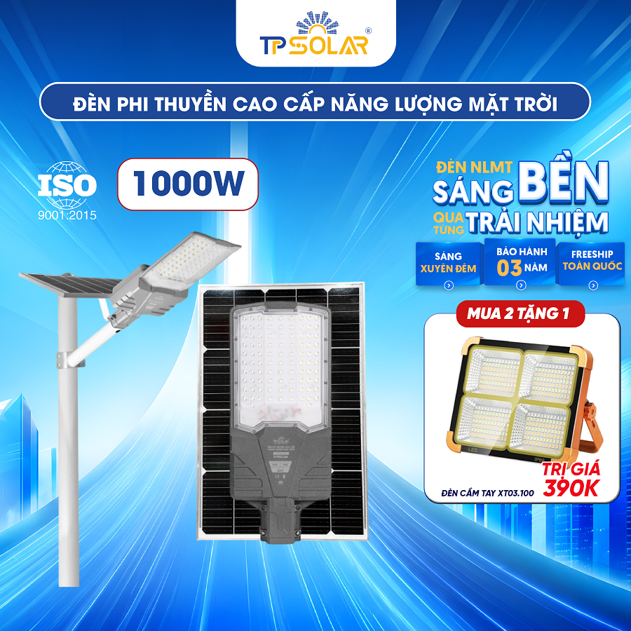 Đèn phi thuyền cao cấp năng lượng mặt trời TP SOLAR PT11
