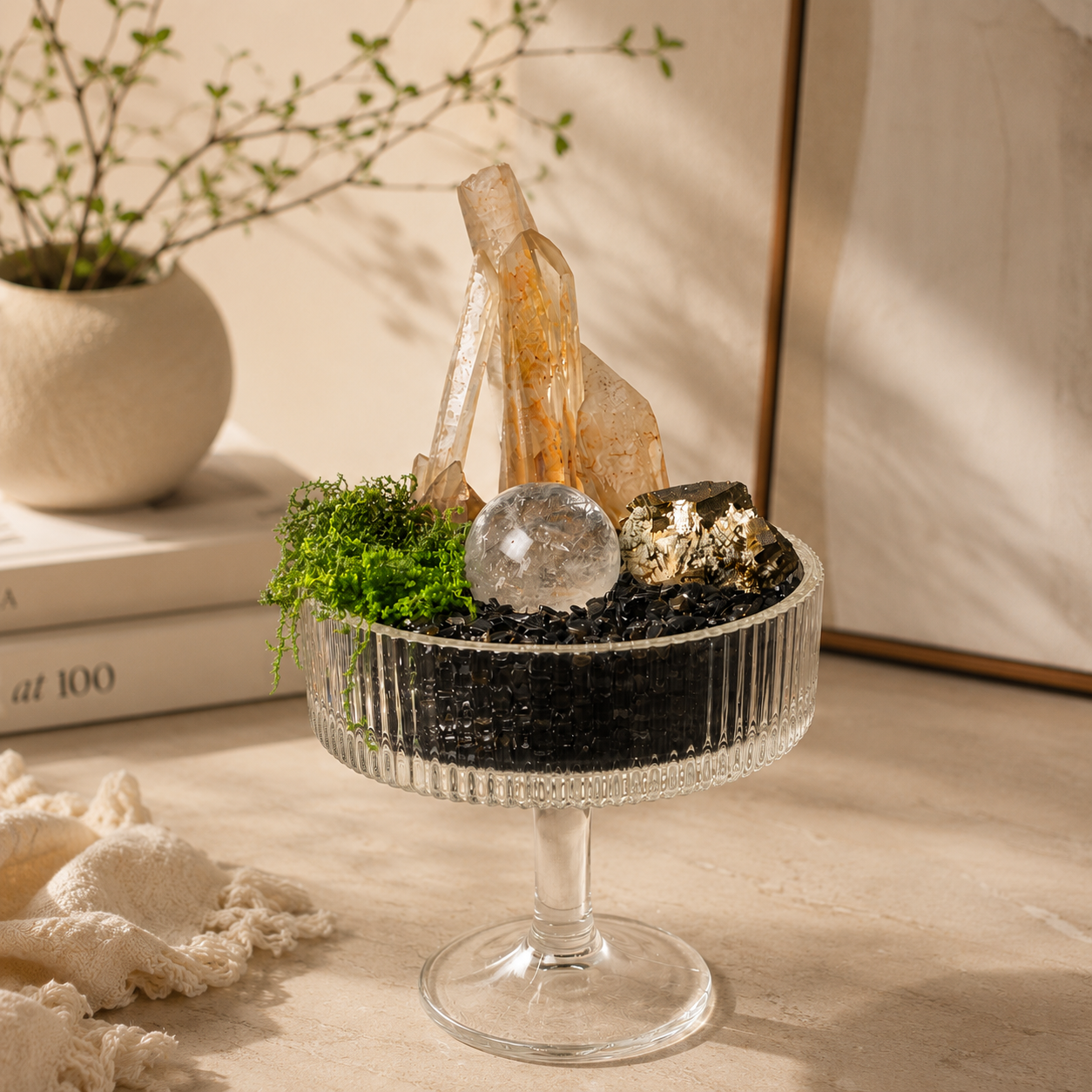 Crystal Altar - Bát Tụ Bảo Năng Lượng Sunray