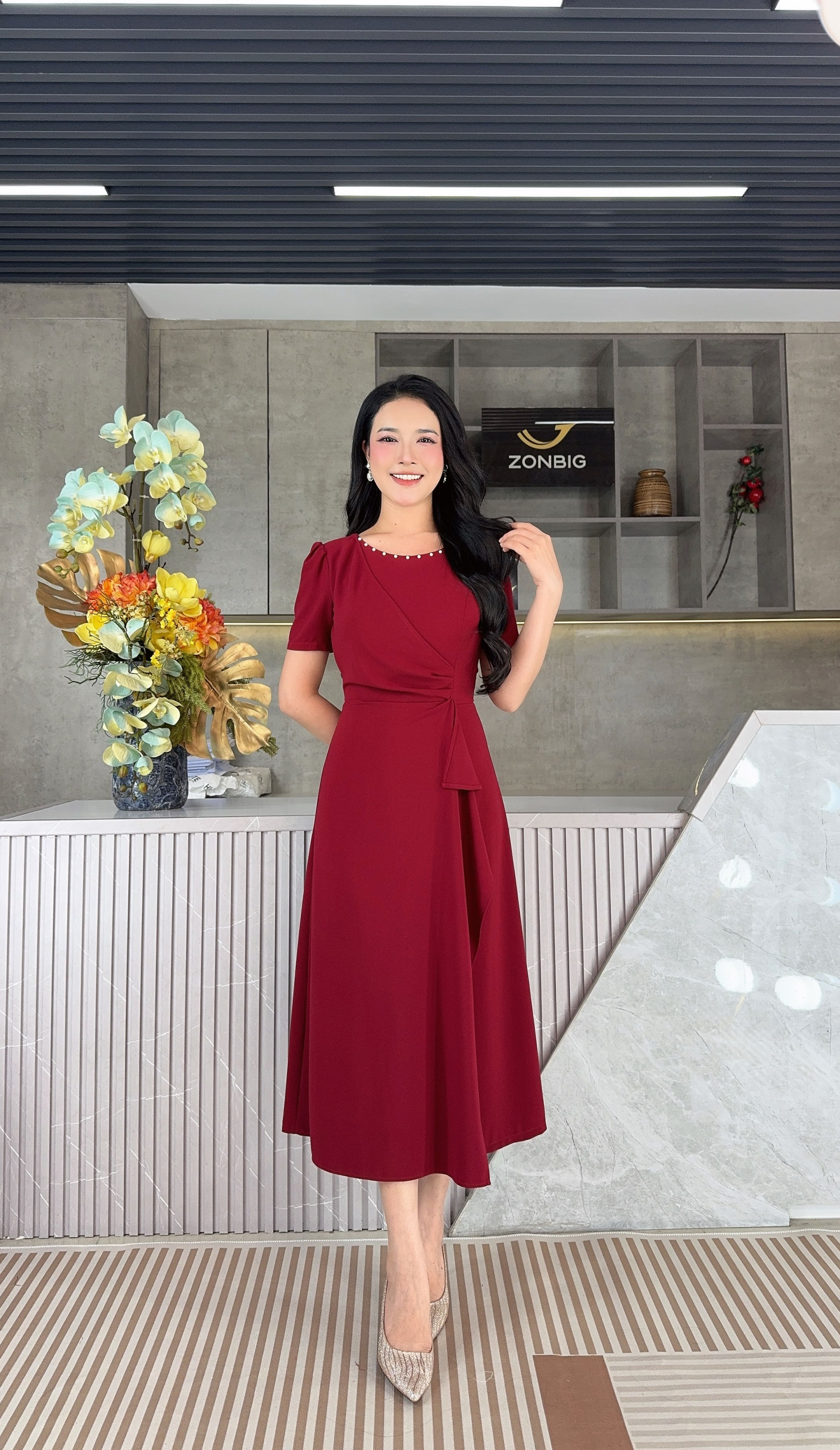 Đầm xoè - Y2194 - Thương hiệu ZONBIG