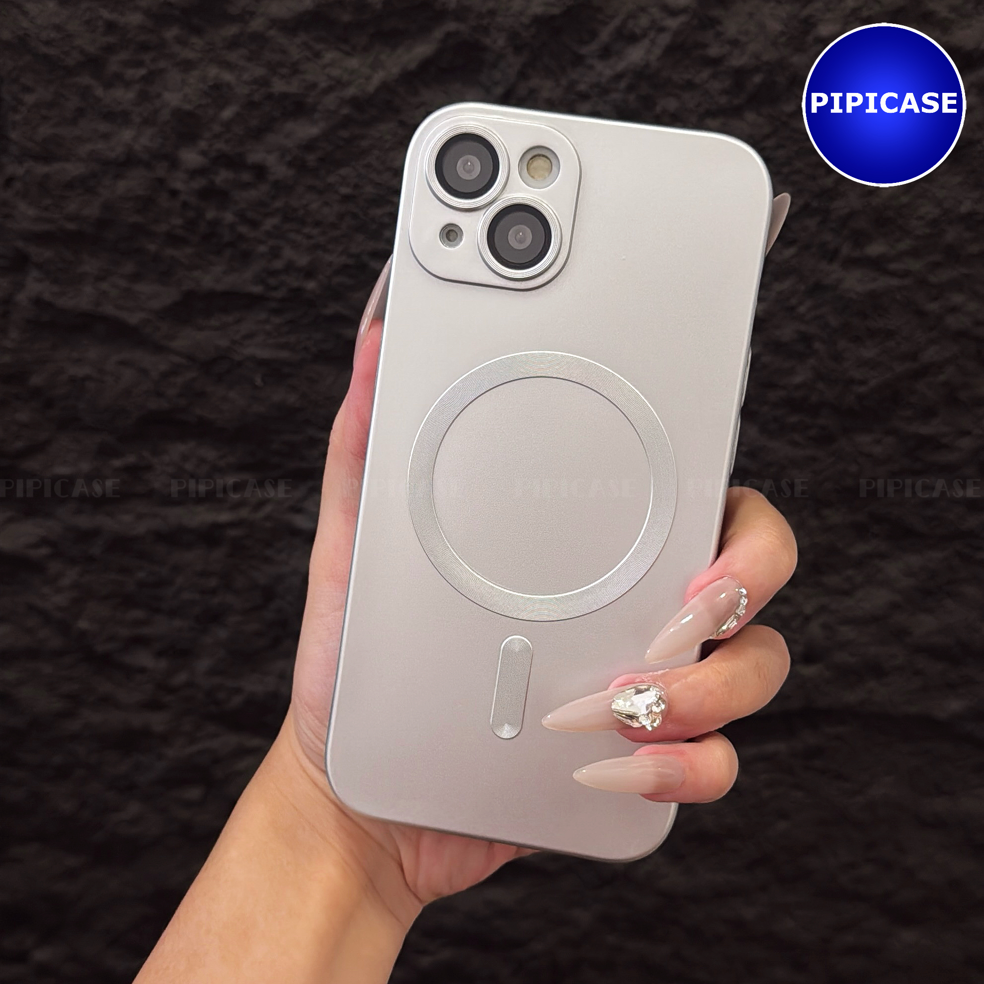 Ốp Lưng iPhone 13 - Ops - Bạc