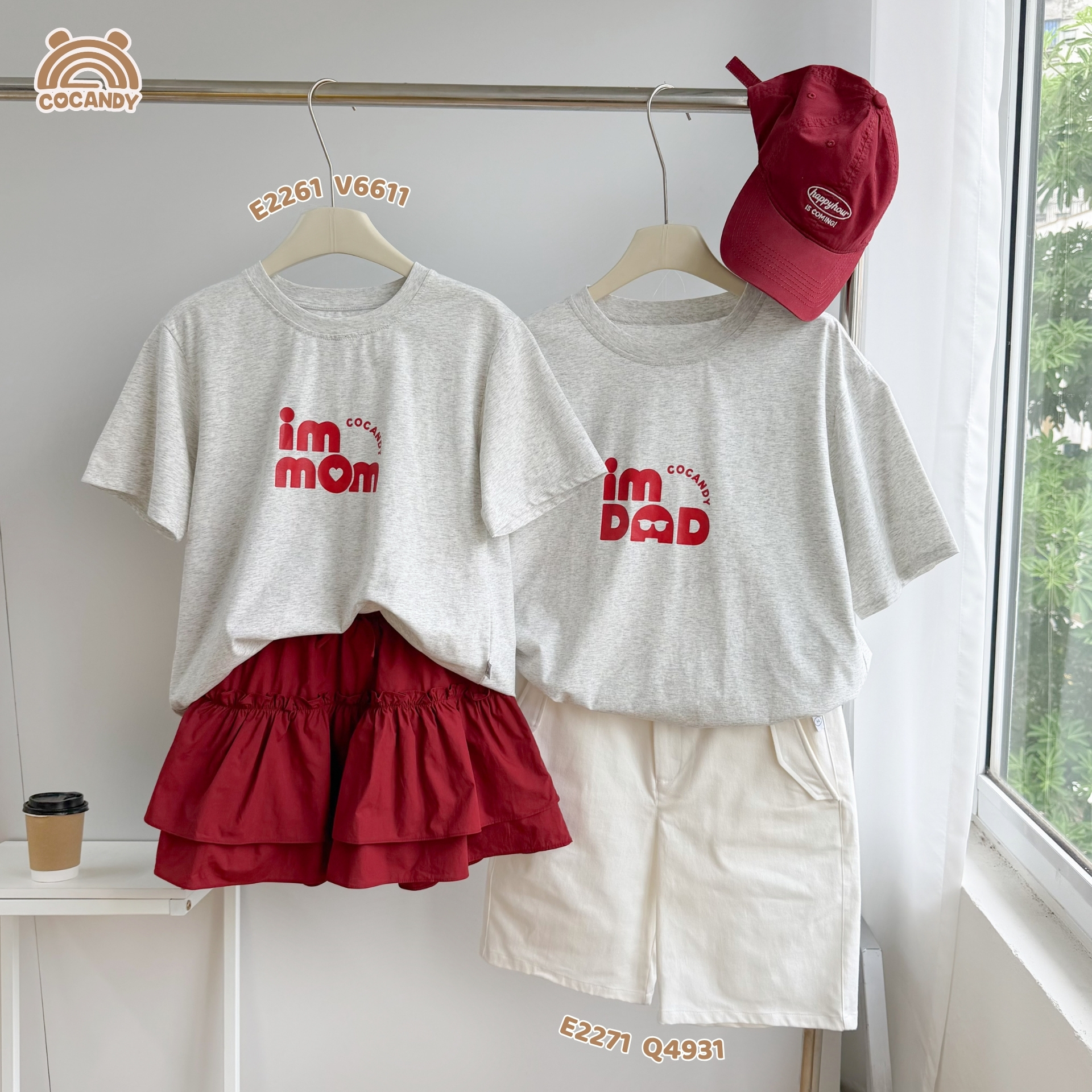 Áo cộc cotton XÁM 