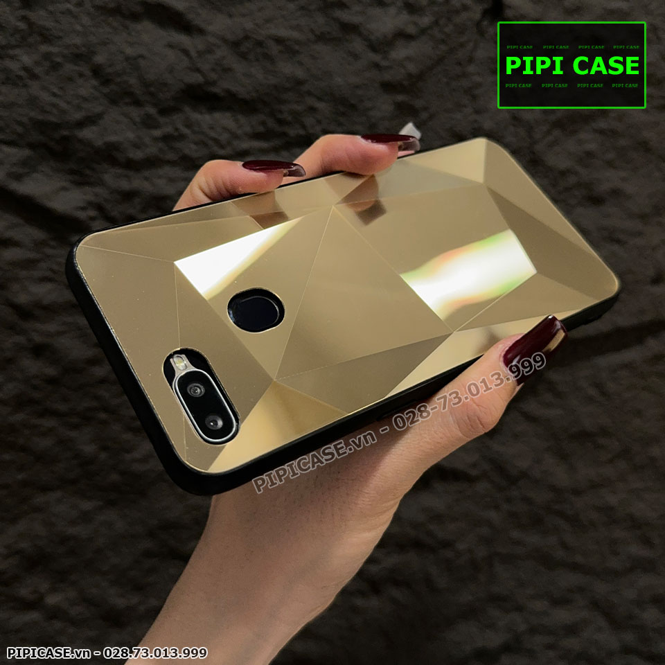 Ốp Lưng Oppo F9 - Kim Cương 6D - Vàng_thumbnail_2