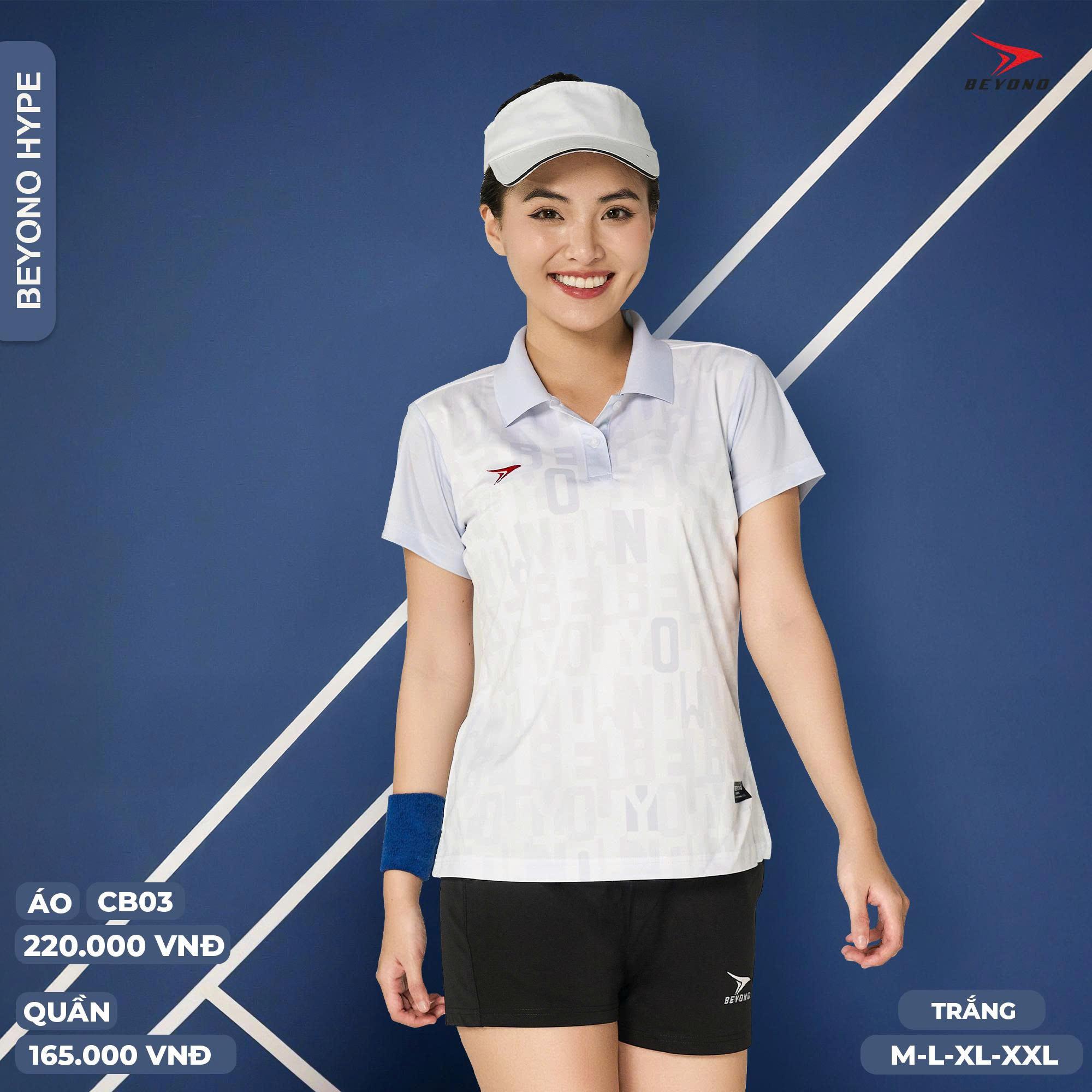 Áo Pickleball Cầu Lông Beyono Hype CB03 Thun Mè Thoáng Mát Thể Thao Đương Đại_thumbnail_4