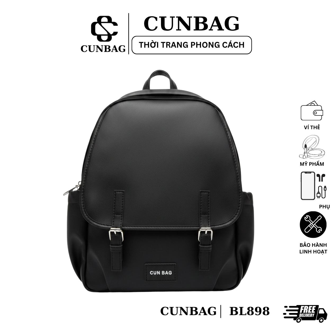 Balo Nữ Chống Nước Basic Hàn Quốc Đi Học Đi Chơi Phong Cách Ulzzang Vintage BL898