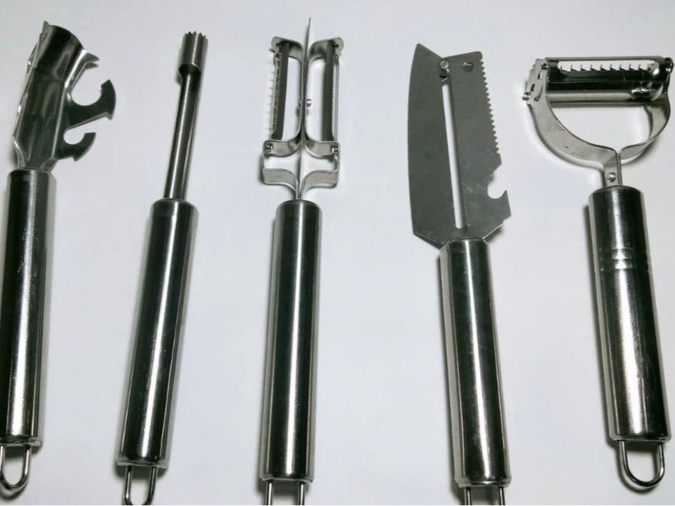 Bộ 5 Món Dao bào Hoa Quả Đa Năng Thép Không Rỉ - Tích Hợp 2 Chức Năng Gọt & Bào Sợi Rau Củ Trái Cây_thumbnail_1