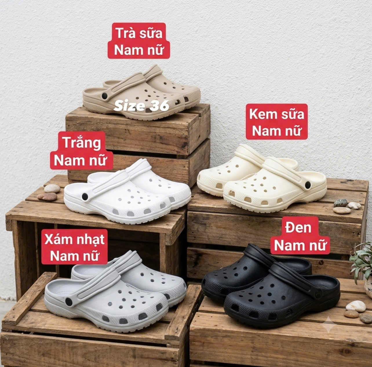 Dép Nam- nữ  CRX mã 16096