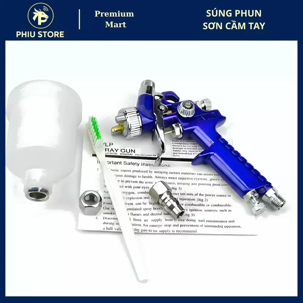 Súng Phun Sơn Mini Cầm Tay - Súng Phun Sơn Mini Cao Cấp