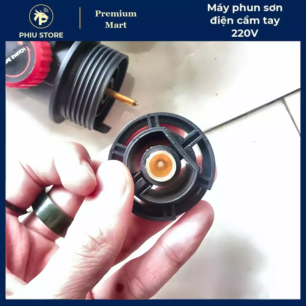 Máy phun sơn điện cầm tay - máy phun sơn 220V, súng phun sơn chạy điện