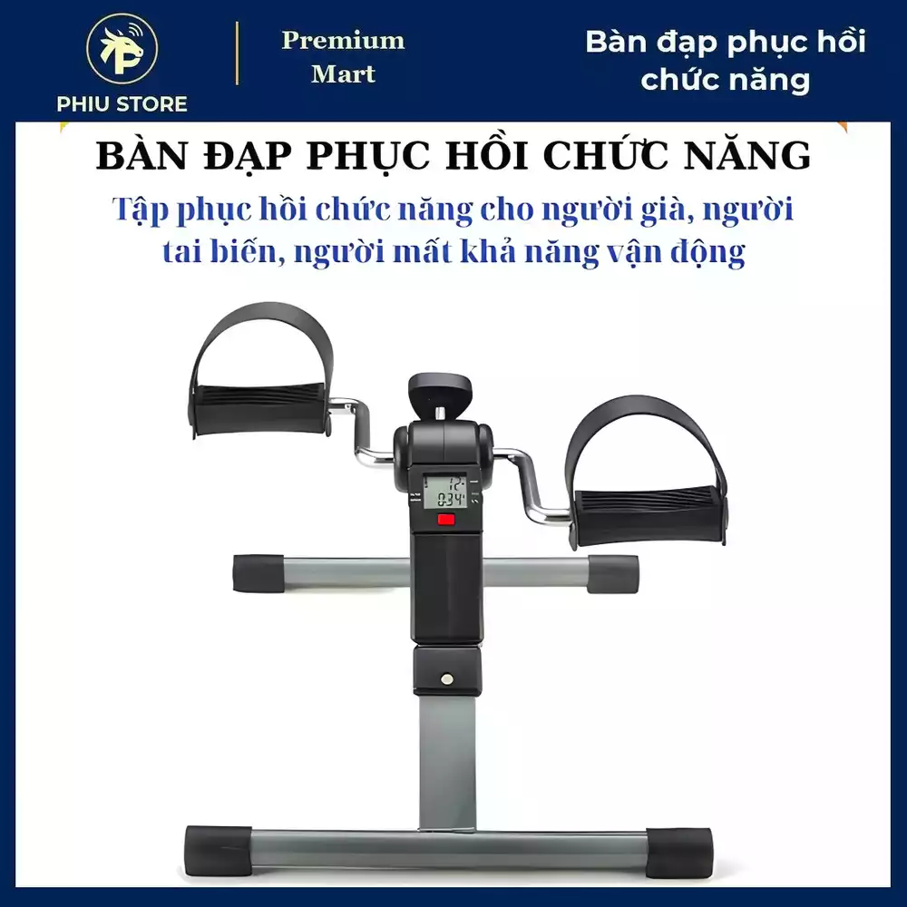 Bàn đạp phục hồi chức năng - dụng cụ tập chân cho người già, bàn đạp tập tay chân