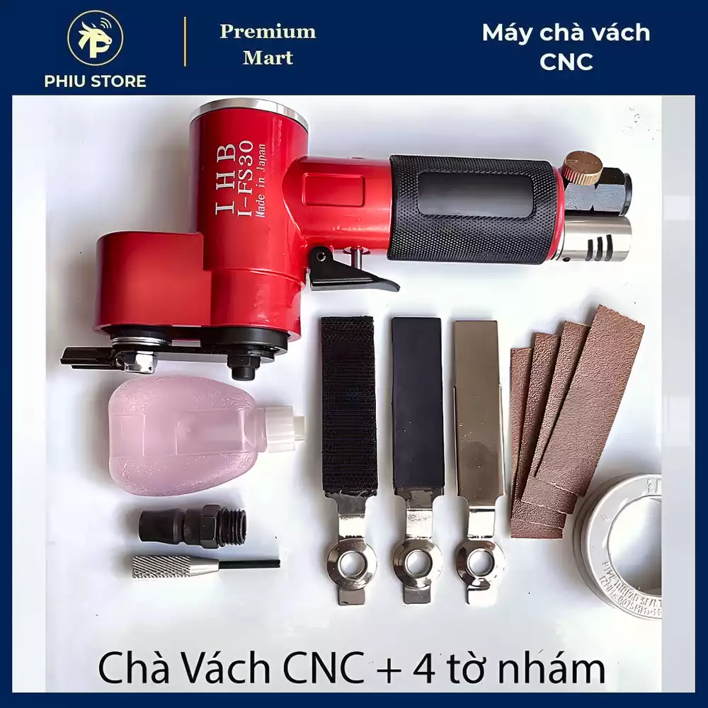Máy chà vách CNC - máy chà nhám hơi cầm tay, máy chà nhám khí nén