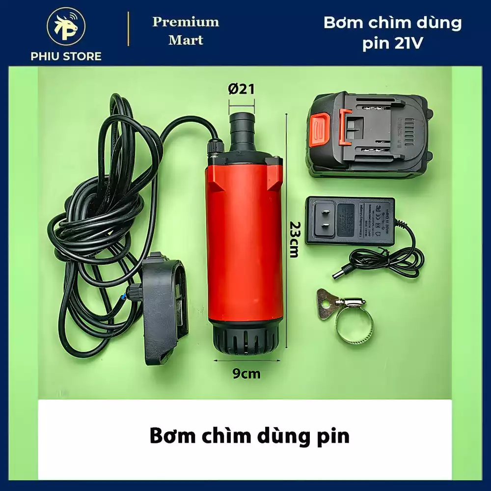 Bơm chìm mini dùng pin - bơm chìm dùng pin, máy bơm mini dùng pin