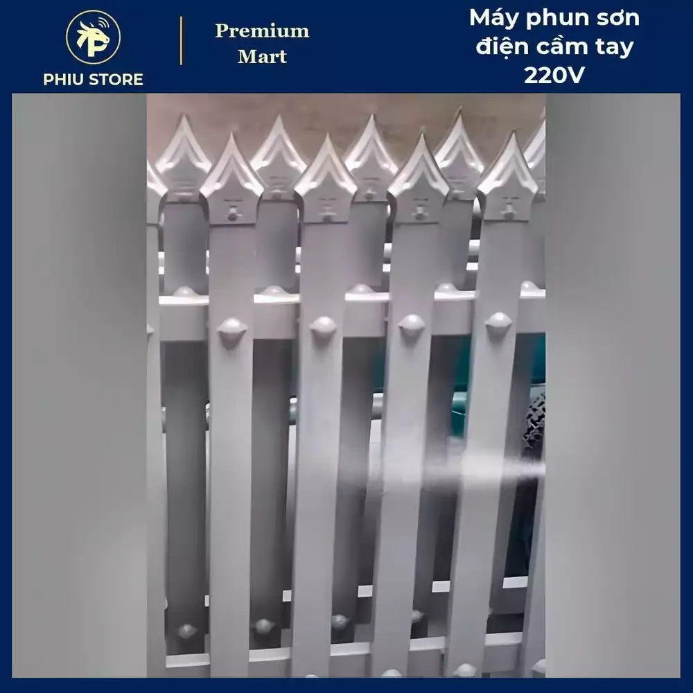 Máy phun sơn điện cầm tay - máy phun sơn 220V, súng phun sơn chạy điện