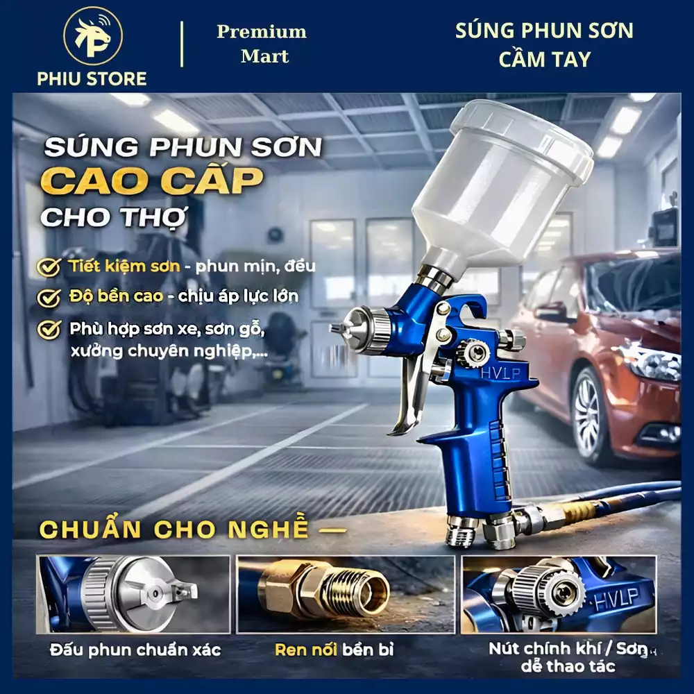 Súng Phun Sơn Mini Cầm Tay