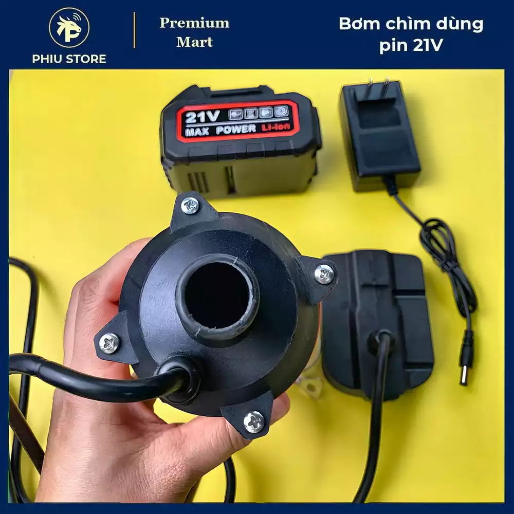 Bơm chìm mini dùng pin - bơm chìm dùng pin, máy bơm mini dùng pin