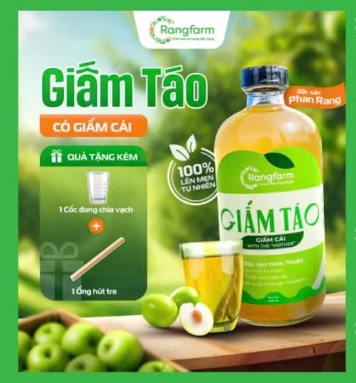 Giấm táo sống Rangfarm GT-500