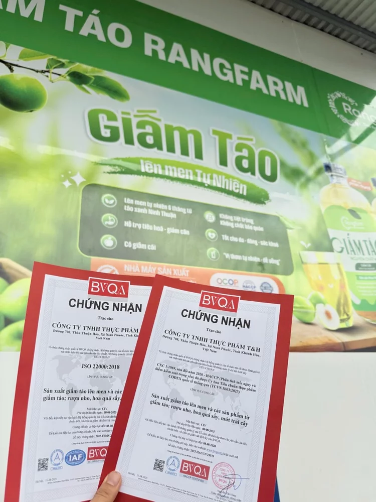 Chứng nhận ISO 22000 & HACCP