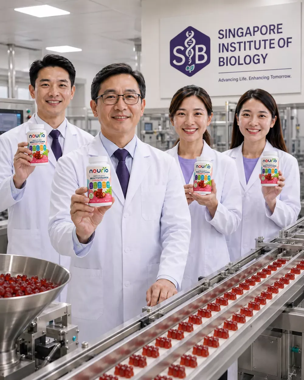 Nourio formulated by top doctors and pediatricians at the Singapore Institute of Biology
