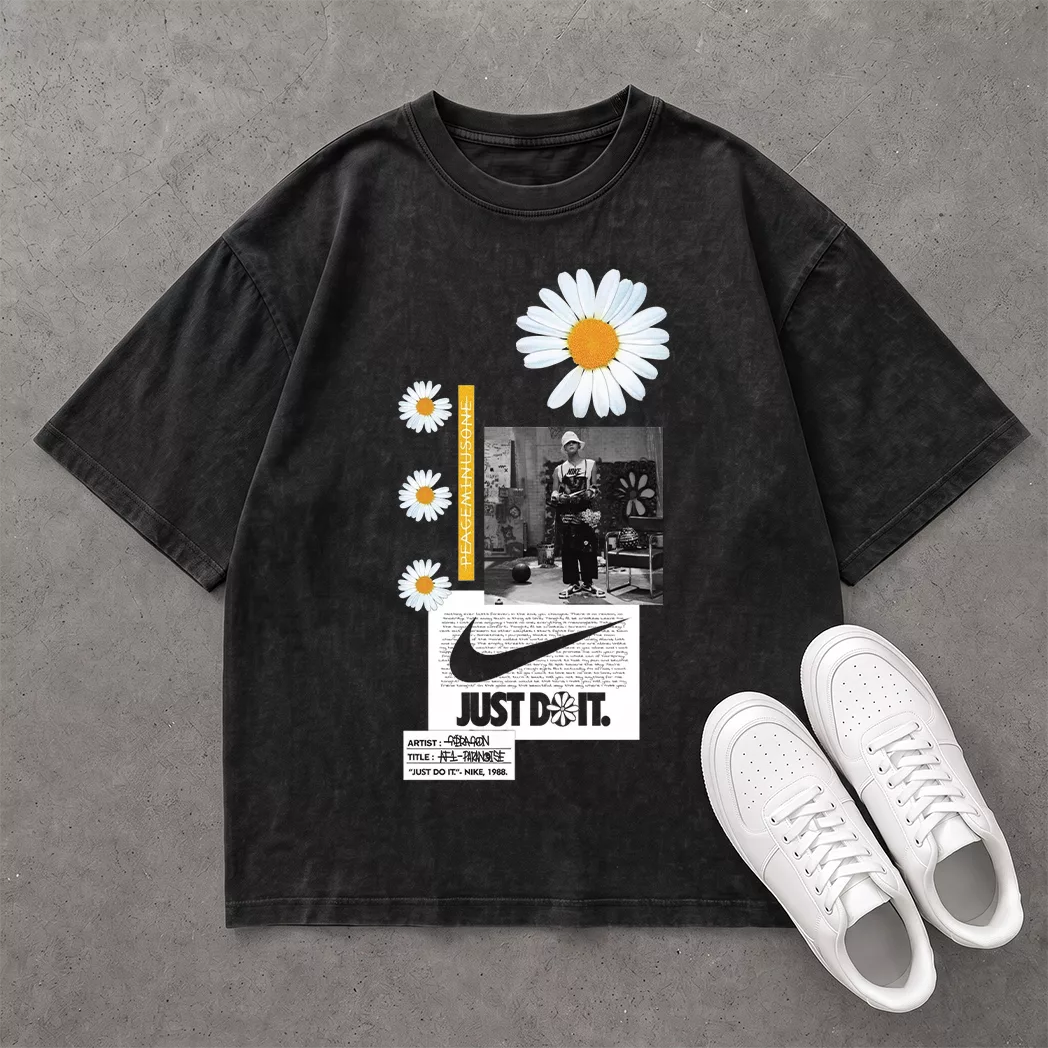 Áo Collage G-Dragon Just Do It - Tee Oversized