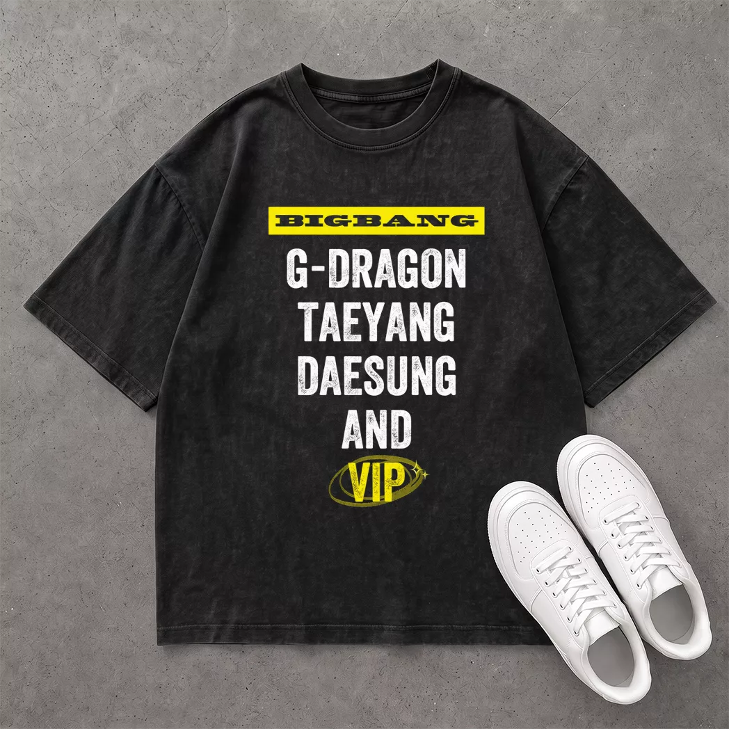 Áo Lineup BIGBANG VIP- Tee Oversized