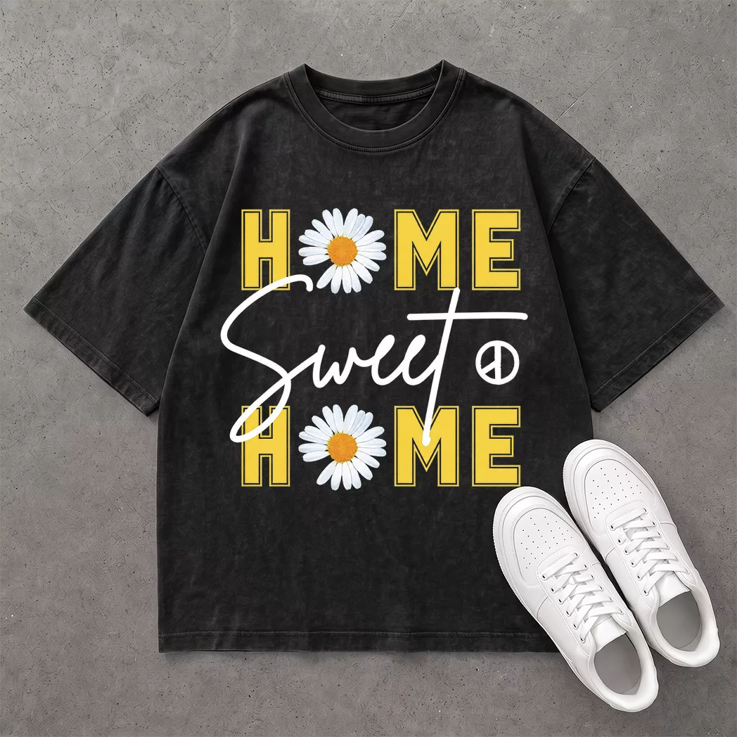 Áo Home Sweet Home Hoa Cúc - Tee Oversized