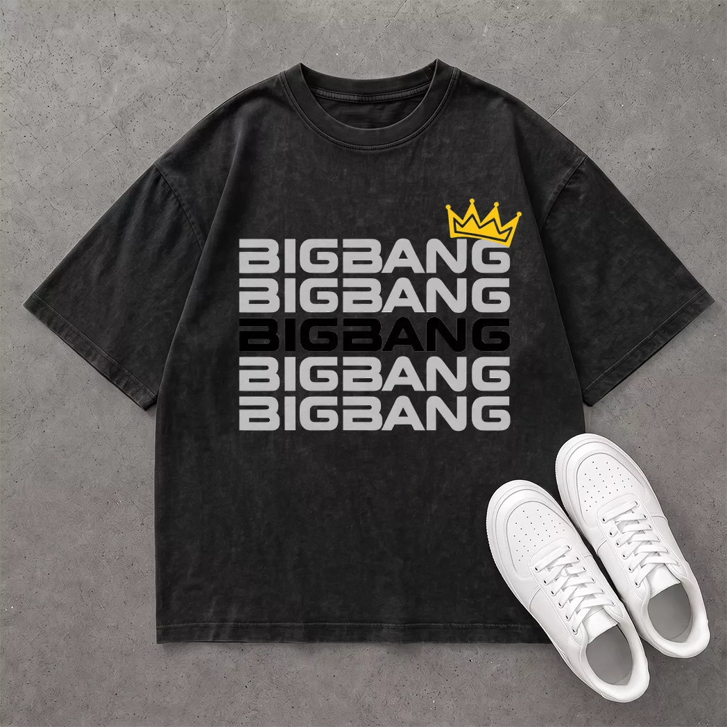 Áo BIGBANG Typo Vương Miện - Tee Oversized